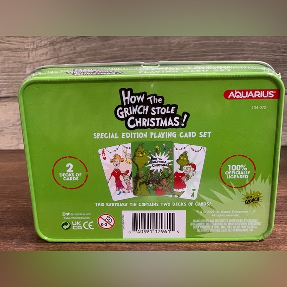 How the grinch stole the christmas! special edition playing card set 2023 - Picture 5 of 6